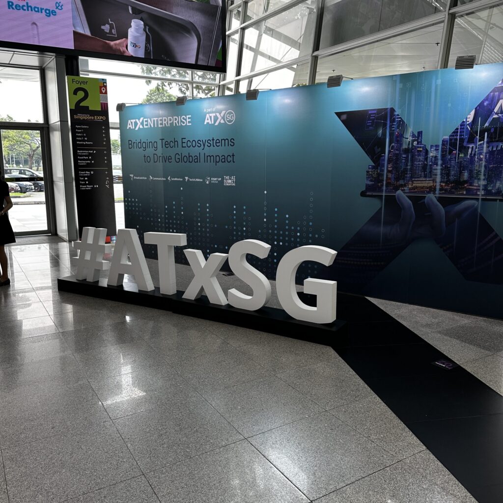 ATxSG のモニュメントが置かれた映えスポット