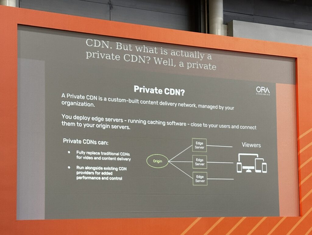 Private CDNの紹介セッションからの1枚